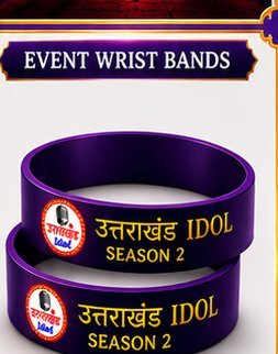 Event wrist band branding mockup