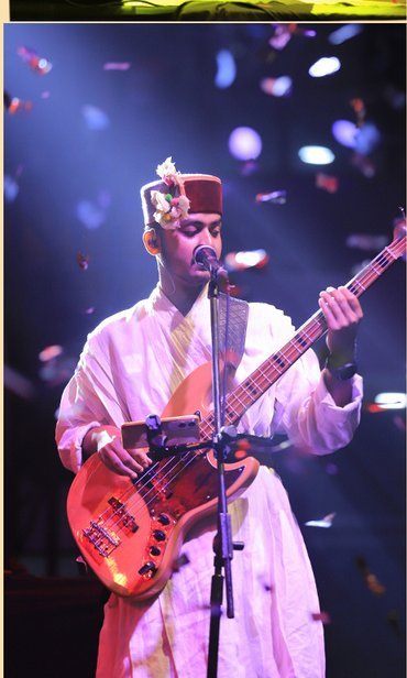 Live performance on stage at Uttarakhand Idol